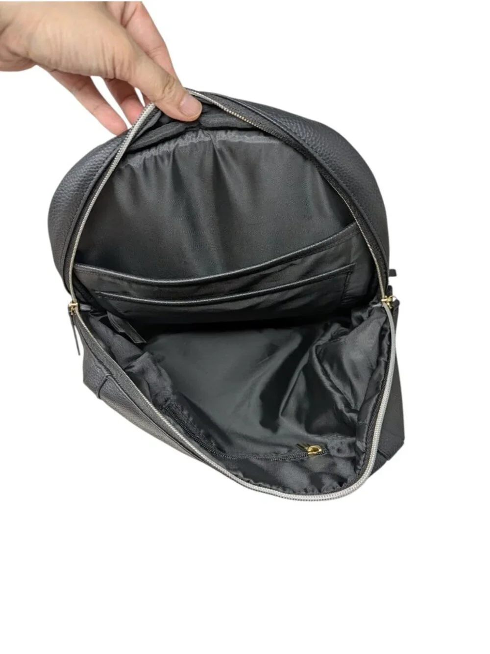 SwissGear Serenity Luxe Black Faux Leather Laptop Backpack - Small Fits 13